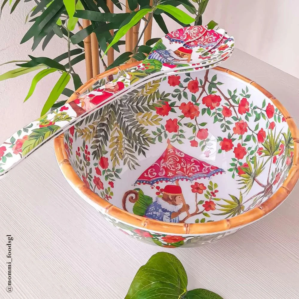 Bali dyp salatbolle i melamin, Ø 25cm - Bilde 2