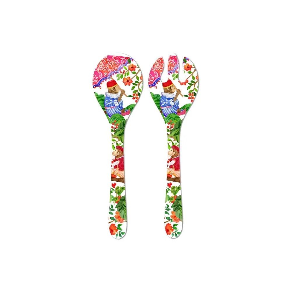 Bali salatbestikk i melamin, 33cm