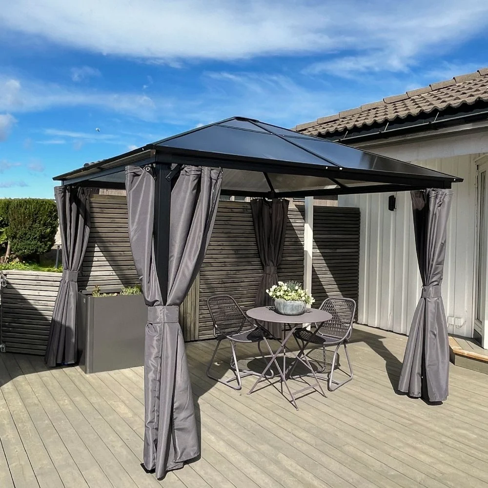 Calvi 4x3m, komplett paviljong, mørk grå - Bilde 2