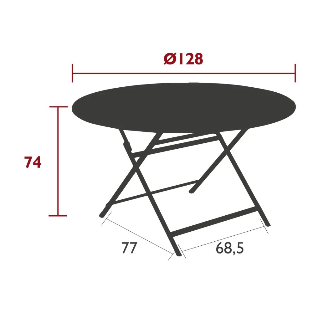 Caractere spisebord Ø128cm fra FERMOB - Bilde 2