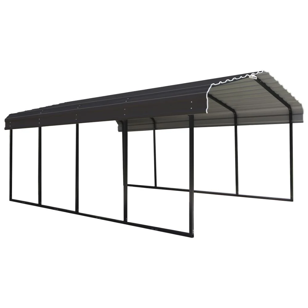 Carport Arrow 6,1 x 3,7m – mørkegrå