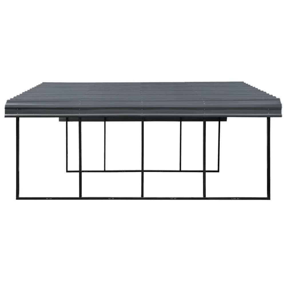 Carport Arrow 6,1 x 6,1m – mørkegrå - Bilde 2