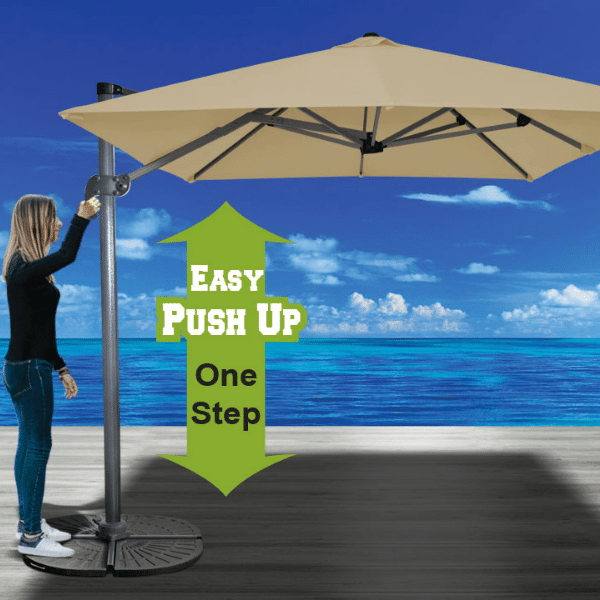 Easy Roma hengeparasoll 2,3×2,3m - Bilde 2