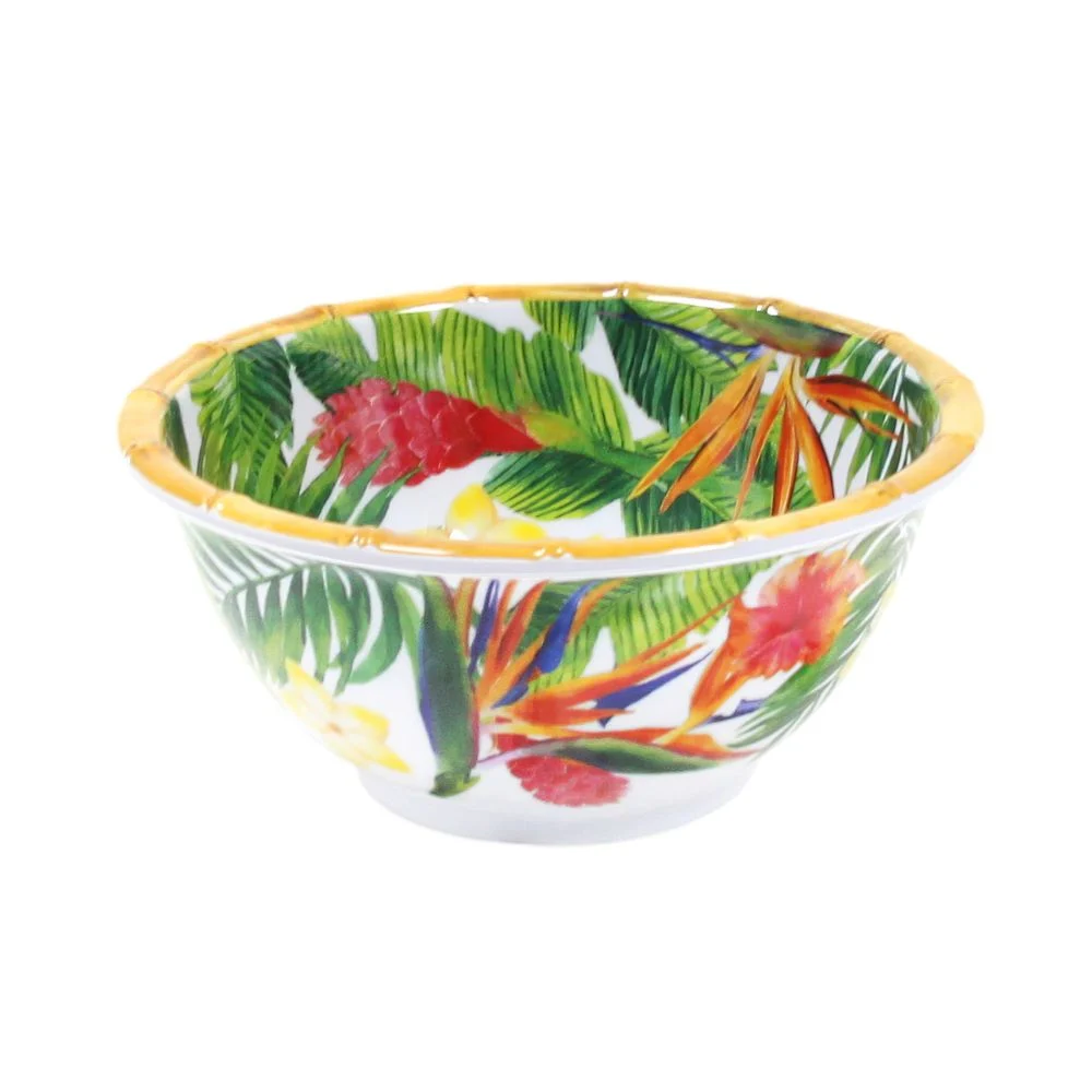 Exotic flowers liten bolle i melamin, Ø15cm