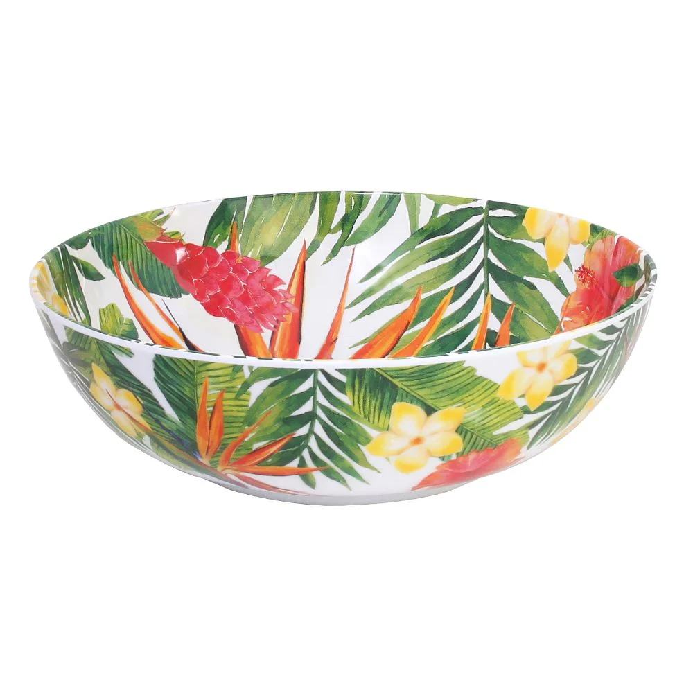 Exotic flowers salatbolle i melamin, Ø 31cm