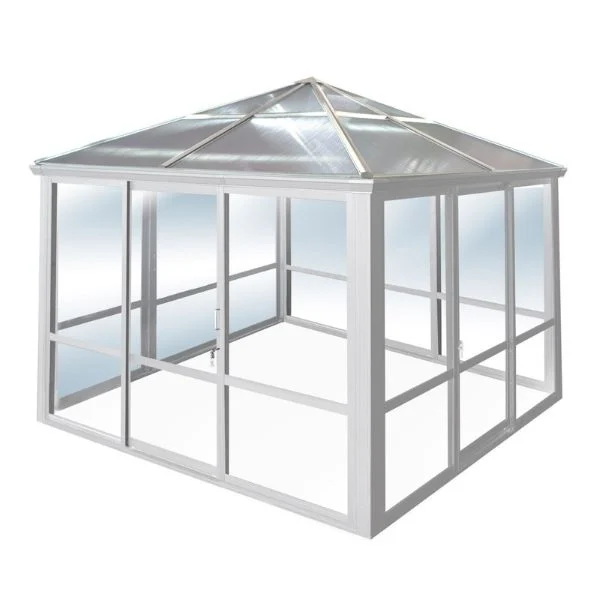 Lyon Premium paviljong 3x3m hvit m/vegg - Bilde 2