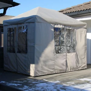 Miami paviljong 3×2,5m med veggsett