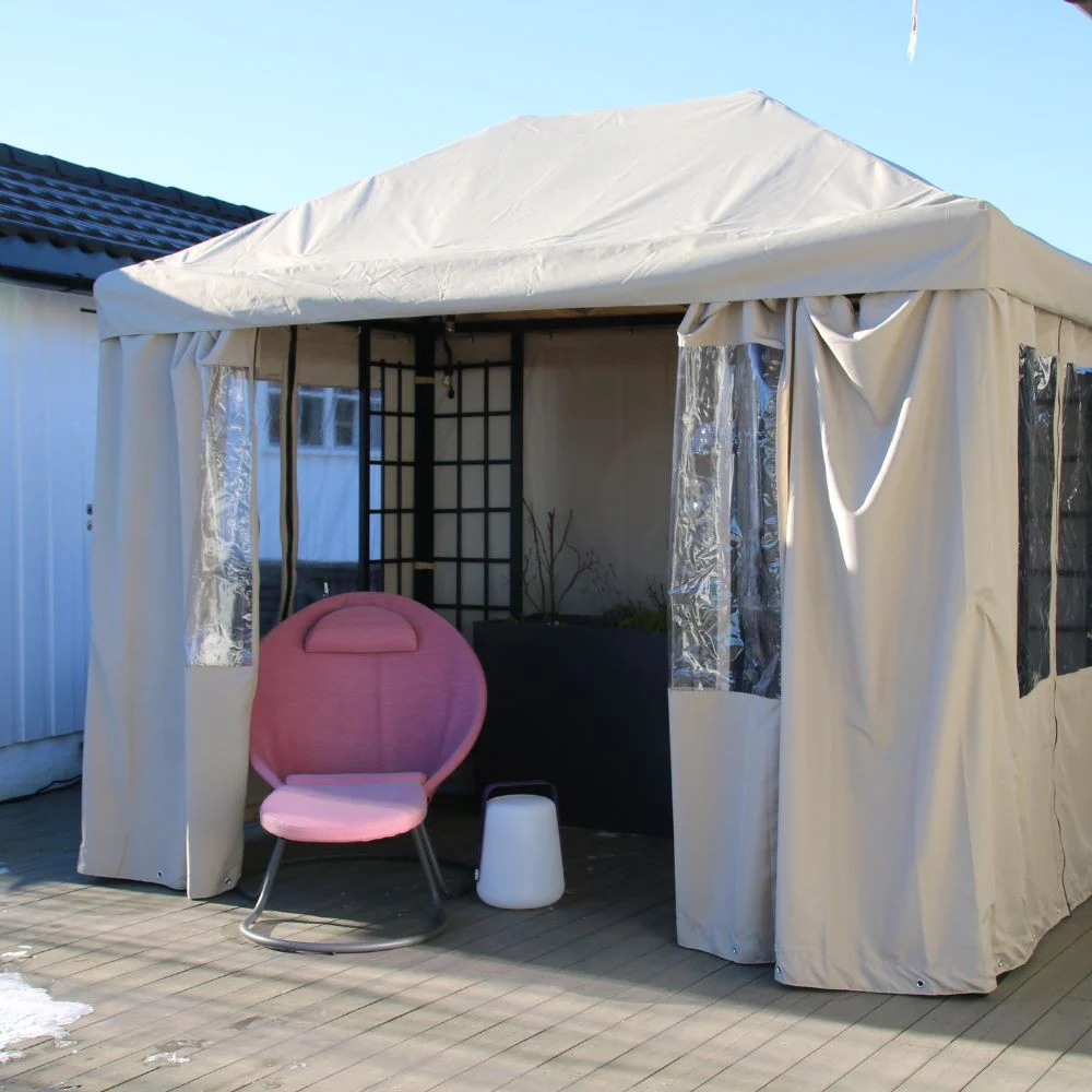 Miami paviljong 3×2,5m med veggsett - Bilde 2