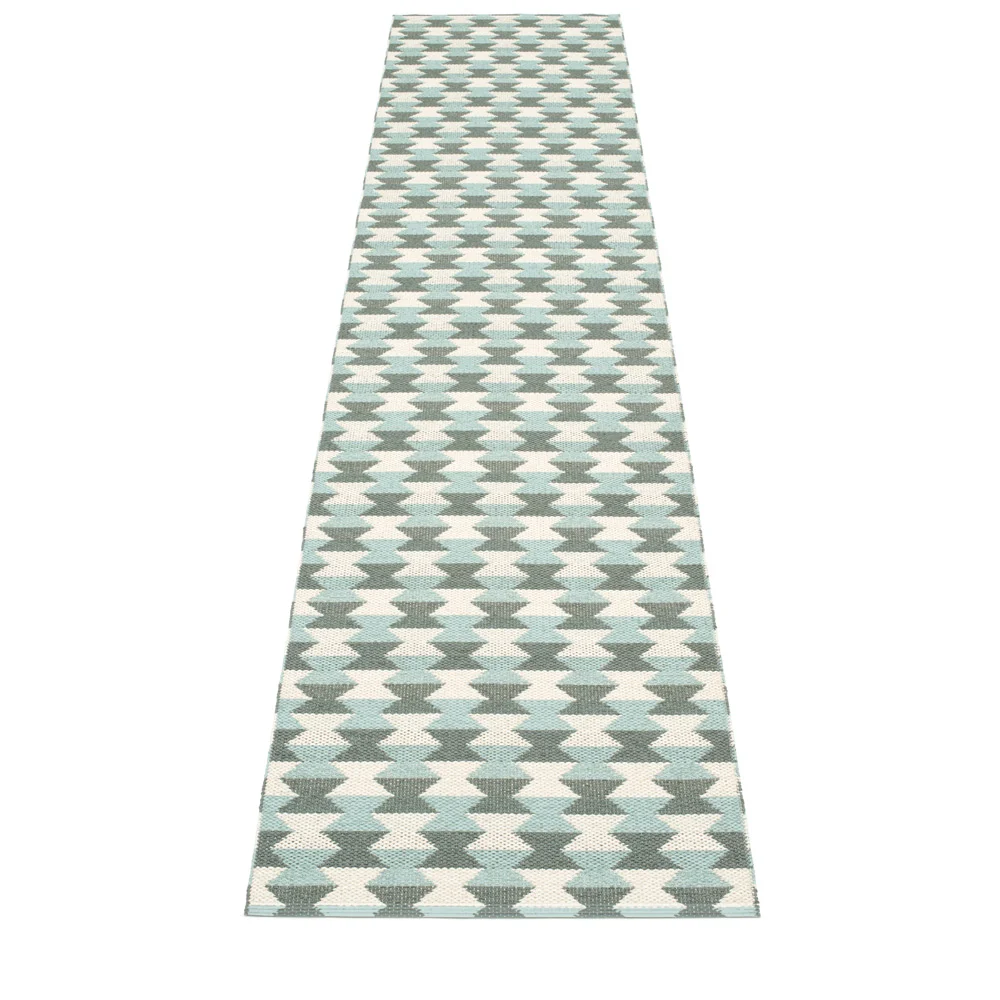 Pappelina Dana – Army / Pale turquoise / Vanilla – 70x335cm - Bilde 2