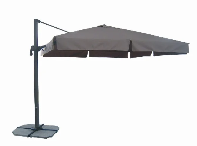 Roma Hengeparasoll 3x3m m/ 4 steiner
