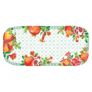 Sevilla rektangulær fat i melamin, 37,5x17cm