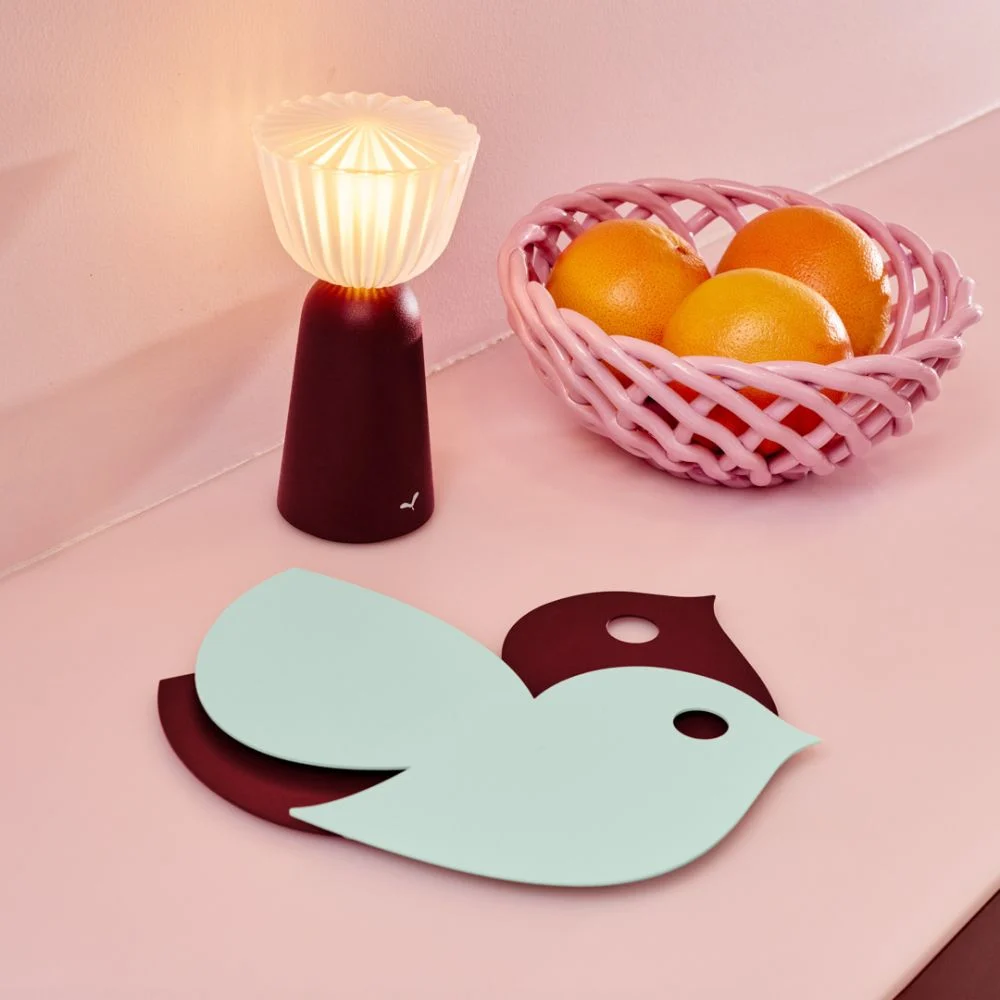 Swiing oppladbar borlampe, black cherry - Bilde 2
