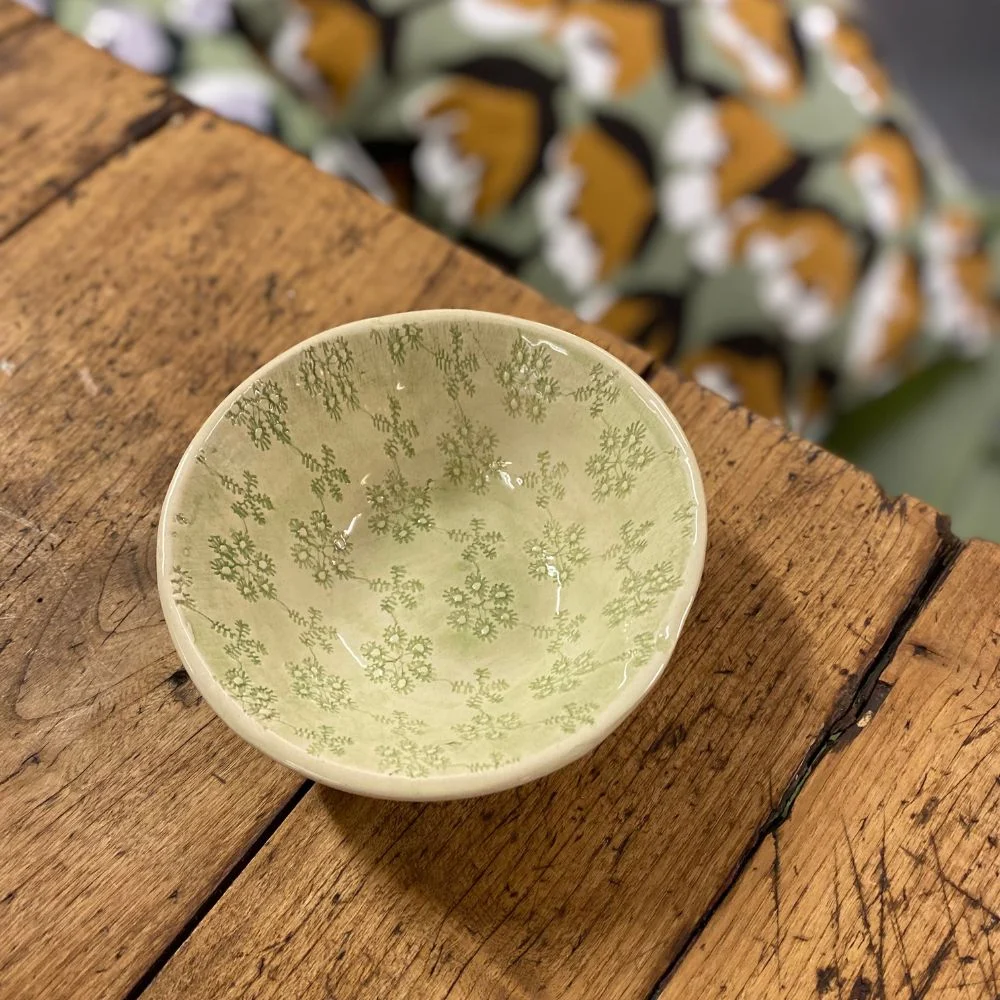 Wonki Ware ramekin, spearmint