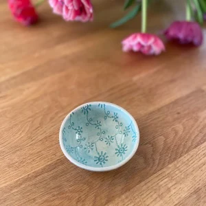 Wonki Ware saltskål, turkis